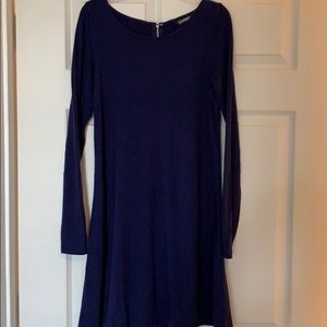 Navy long sleeve Express dress!